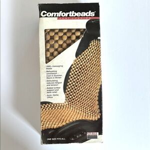 Vintage Beaded Car Seat Cover